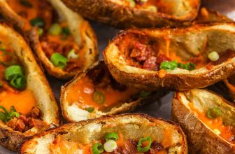 Crispy Oven Baked Potato Skins